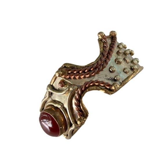 BRUTALIST Mixed Metal Cuff Bracelet - Picture 14 of 16